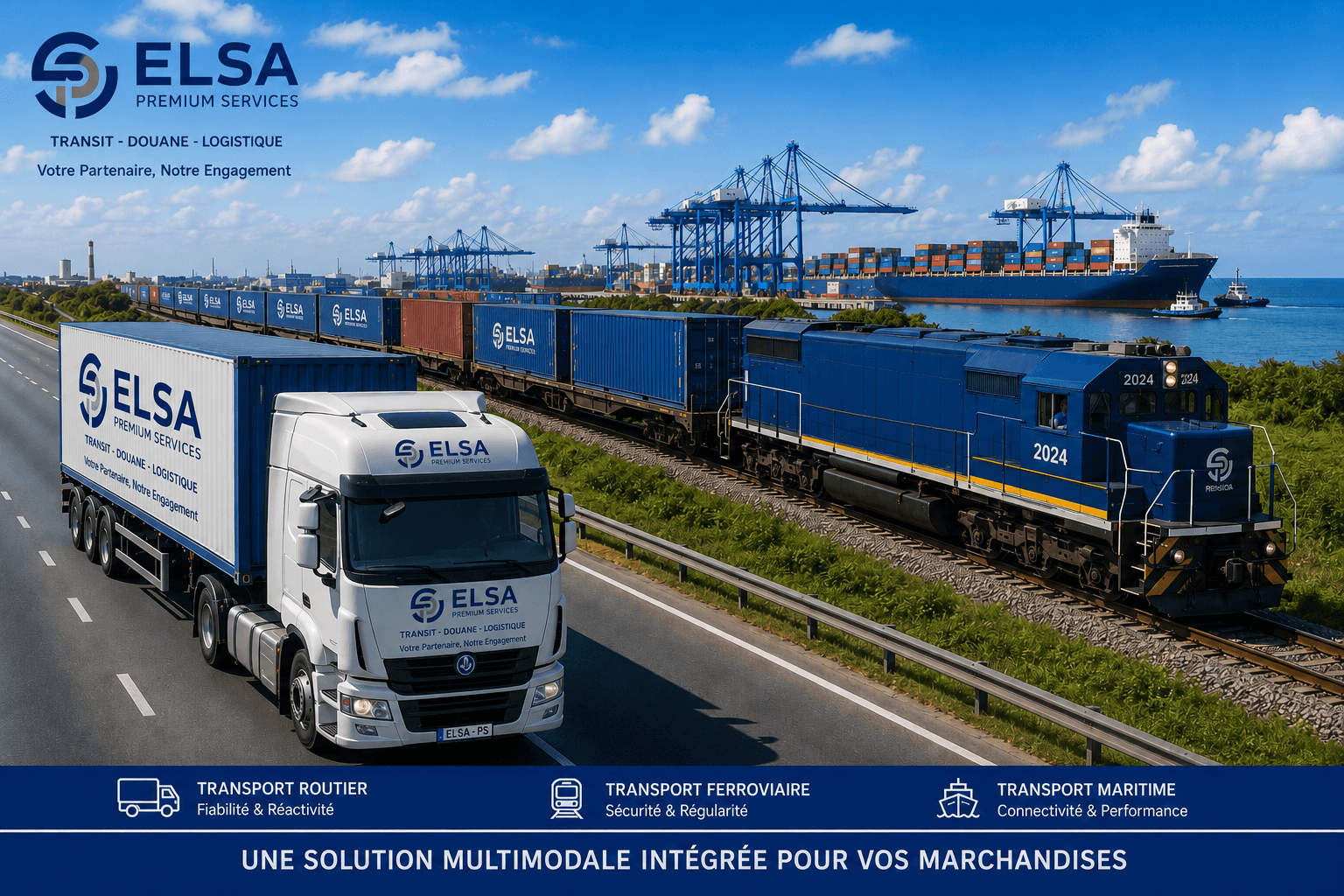 Transport — Multimodal & Régional à Pointe-Noire | ELSA Premium Services